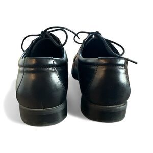 Alfani Andrew Black Derby Dress Shoes 8.5 Men’s Plain-Toe modern sleek lace-up